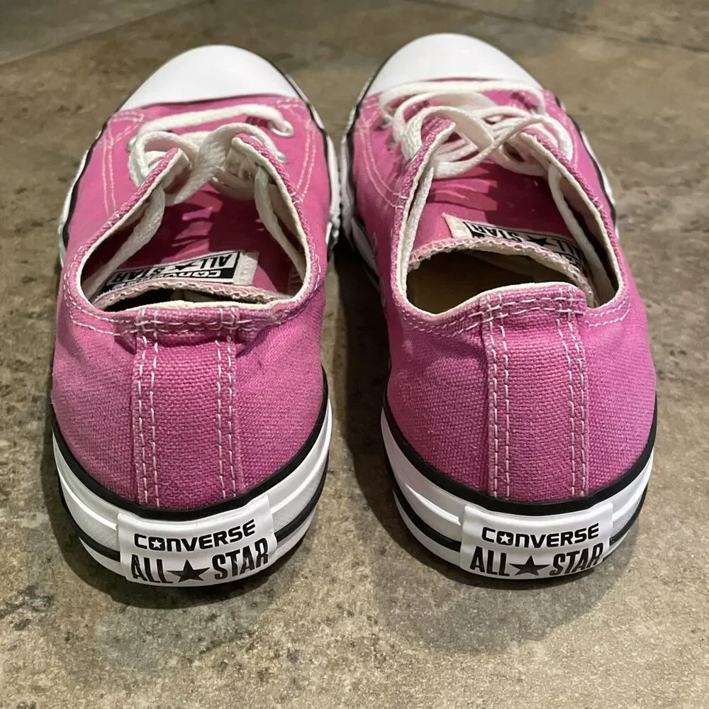 Converse All Star Pink Low Top Sneaker Shoes Unisex Youth Size 3